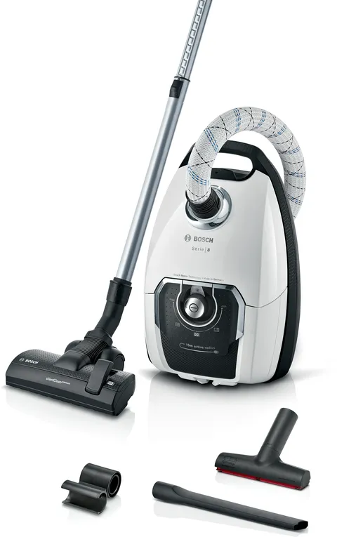 Bosch Serie 8 Dammsugare med påse Vit BGL8WH3