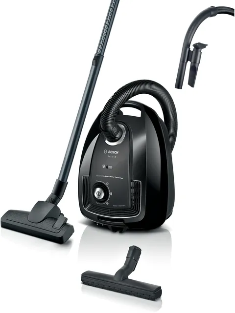 Bosch Serie 4 BGL38BA2H Dammsugare med påse, Svart