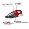 Einhell TE-VC 18 Li-Solo Power X-Change sladdlös handdammsugare (utan batteri och laddare) — bild 2